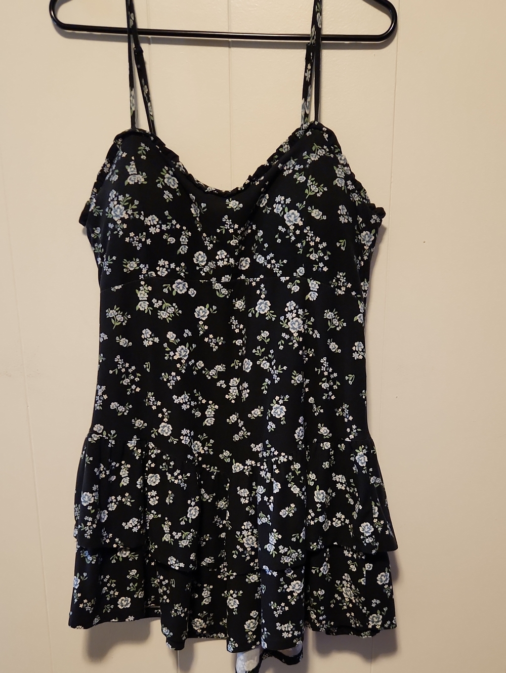No Boundaries Ruffle Hem Mini Dress Size XL (15-17)